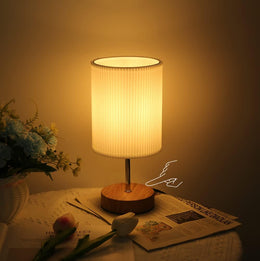 Hslighting Nachttischlampe Touch Dimmbar: Tischlampe Touch Dimmbare Glühbirne 3 Helligkeitsstufen Einstellbar Schreibtischlampe Minimalistische Für Lesen Wohnzimme