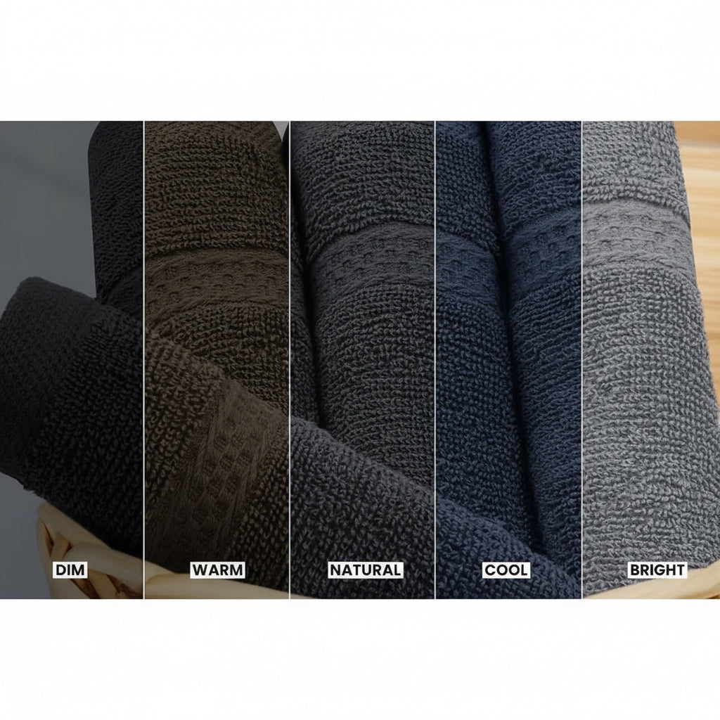 Utopia Towels - 8 Teilig Handtücher Set Aus Baumwolle Mit Aufhänger - 2 Badetuch, 2 Handtücher Und 4 Washclappen - (Grau)