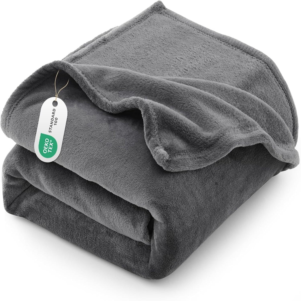 Kuscheldecke Flauschig Decke 150X200 Cm - XL Flanell Sofa Decke Für Frauen, Geschenke Zum Geburtstag Für Mama Sie, Warme Raumgestaltung Für Das Zuhause, Oeko-Tex 100, Blanket 150X200, Grau