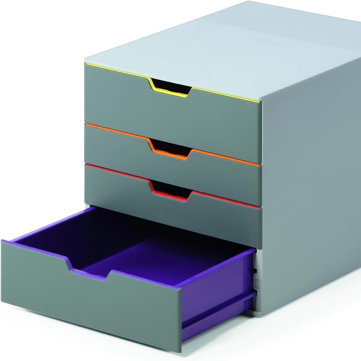Durable Varicolor Schubladenbox A4, 7 Fächer, Mehrfarbig, 760727