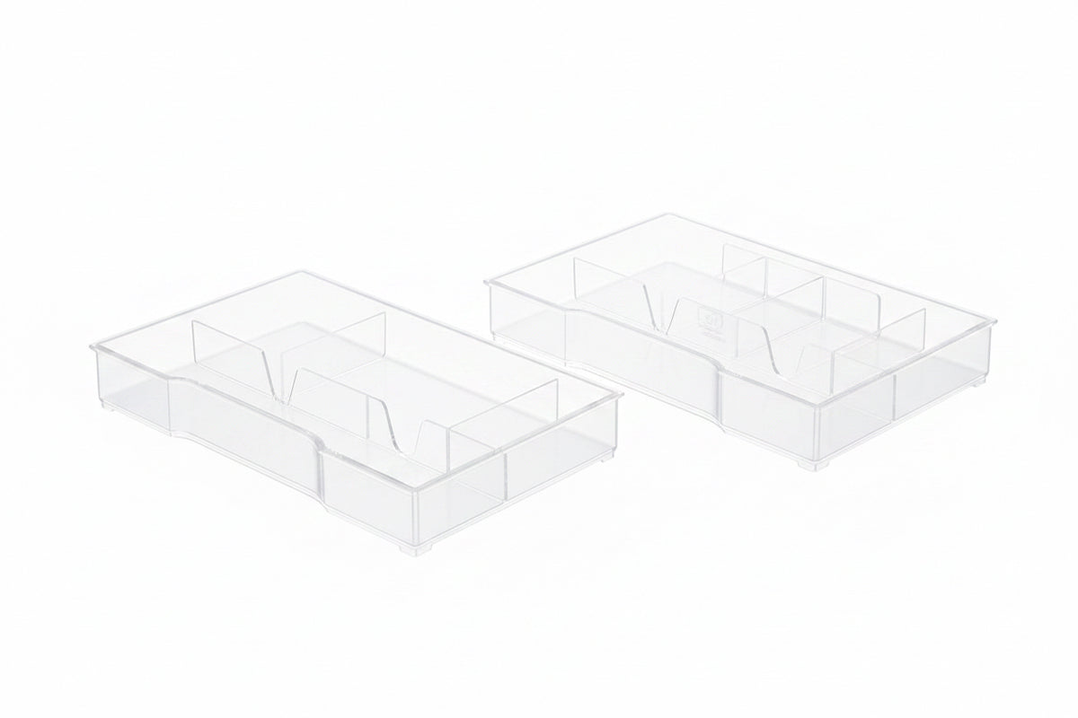 Leitz CUBE Schubladenbox Mit 4 Schubladen, Weiß/Grau, A4, Inkl. Transparentem Schubladeneinsatz, WOW, 52132001