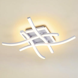 4760708 LED Deckenleuchte Moderne 21W, 3000K/4500K/6500K Deckenlampe LED 2100Lm CRI≥80, LED Lampe Für Wohnzimmer, Schlafzimmer, Büro, Küche Und Flur Mit Memory Funktion Schwarz