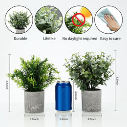 5 Stück Kunstpflanze, Mini Künstliche Pflanzen Schlangenzunge, Agave Sukkulente, Eagle Claw Aloe, Künstliche Pflanzen Für Schlafzimmer Büro Dekoration
