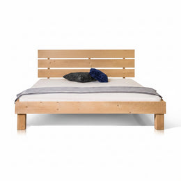 Massivholzbett Pumba Holzbett Doppelbett, Material Massivholz, Made in Germany, 160 X 200 Cm, Eichefarbig, Standardhöhe
