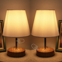 Hslighting Nachttischlampe Touch Dimmbar: Tischlampe Touch Dimmbare Glühbirne 3 Helligkeitsstufen Einstellbar Schreibtischlampe Minimalistische Für Lesen Wohnzimme
