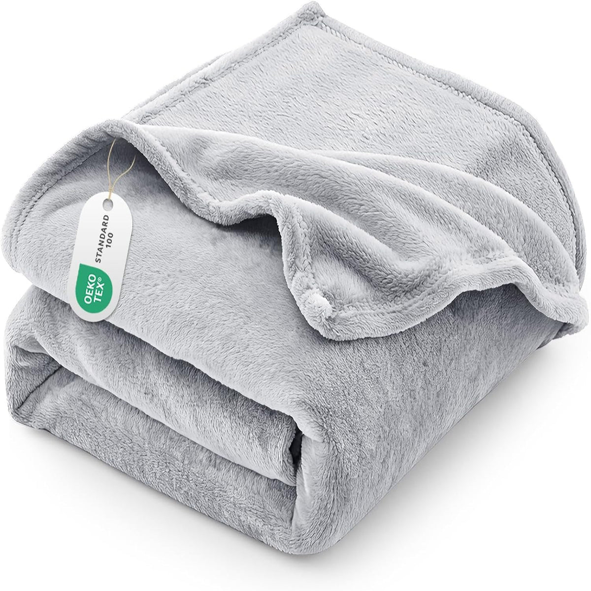 Kuscheldecke Flauschig Decke 150X200 Cm - XL Flanell Sofa Decke Für Frauen, Geschenke Zum Geburtstag Für Mama Sie, Warme Raumgestaltung Für Das Zuhause, Oeko-Tex 100, Blanket 150X200, Grau