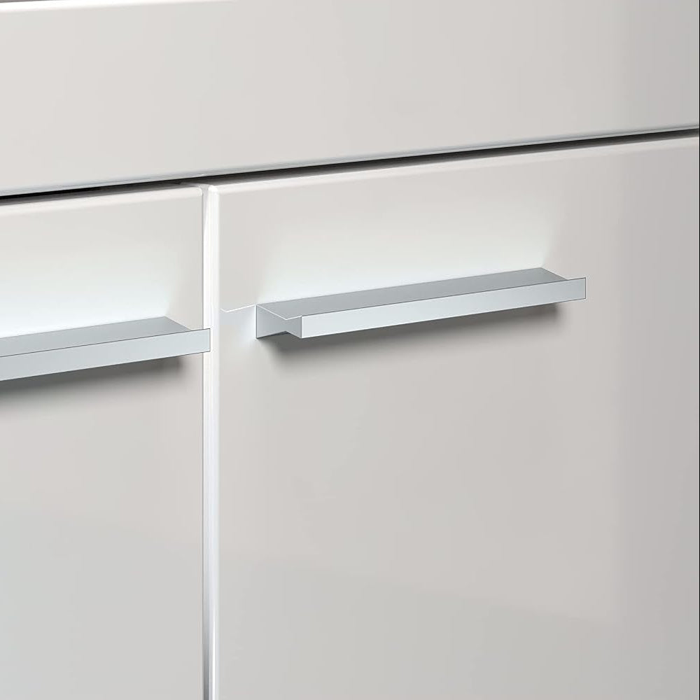 Trendteam Smart Living - Amanda - Waschbeckenunterschrank - Weiß/Weiß Hochglanz - 1 Einlegeboden - (Bxhxt) 60 X 56 X 34 Cm - Kratzfest