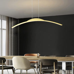 Lampe Moderne Esstischlampe LED Pendelleuchte Dimmbar, Esszimmerlampe Wohnzimmerlampe Küchenlampe Hängend Leuchte, 3000K-6500K Mit Fernbedienung Hängelampe Höhenverstellbar (Schwarz, L80Cm)