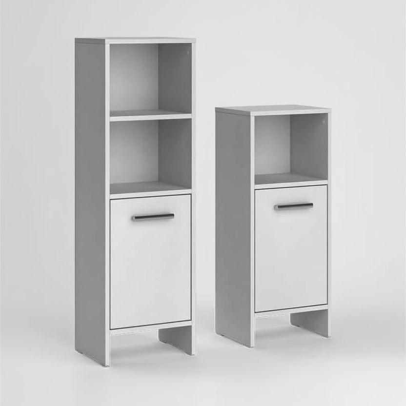 Vicco Badmöbel-Set Karli, Anthrazit/Goldkraft Eiche, 131.4 Cm, Besteht Aus Waschbeckenunterschrank, Spiegelschrank Und Hochschrank