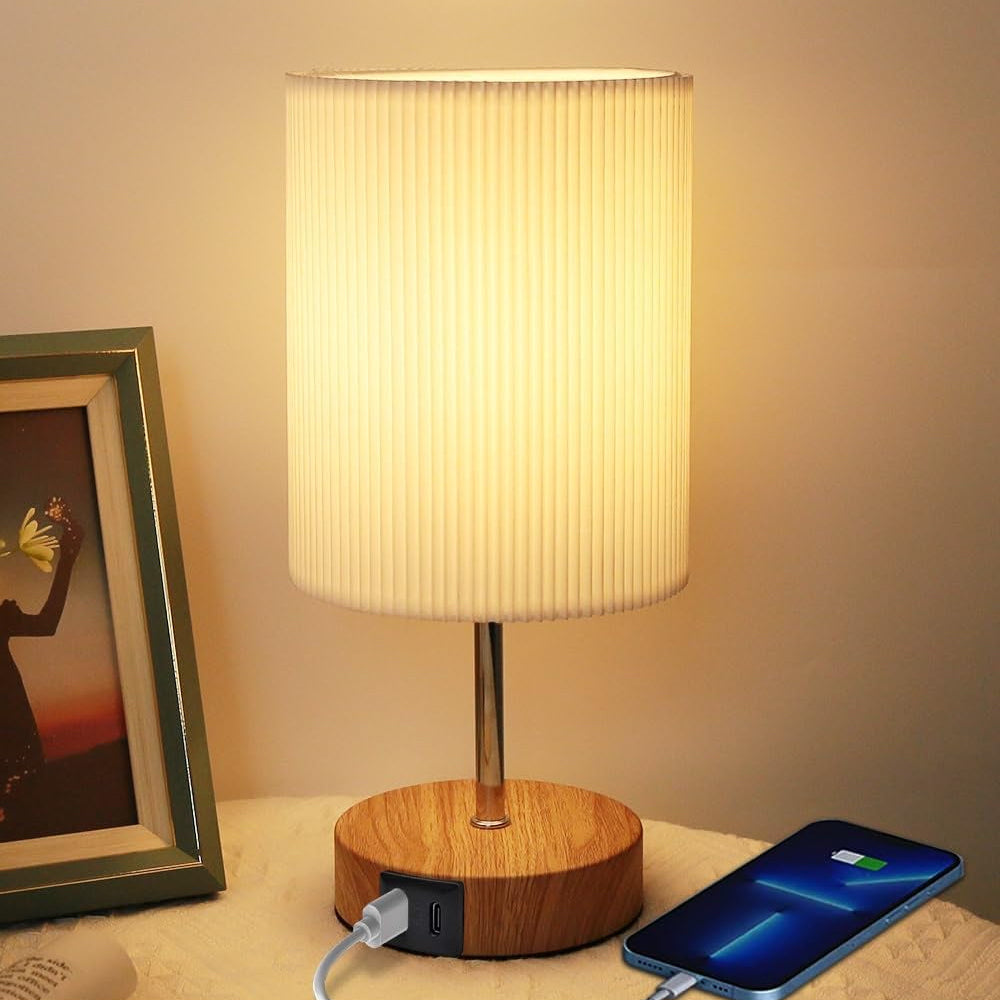 Hslighting Nachttischlampe Touch Dimmbar: Tischlampe Touch Dimmbare Glühbirne 3 Helligkeitsstufen Einstellbar Schreibtischlampe Minimalistische Für Lesen Wohnzimme