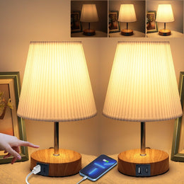 Hslighting Nachttischlampe Touch Dimmbar: Tischlampe Touch Dimmbare Glühbirne 3 Helligkeitsstufen Einstellbar Schreibtischlampe Minimalistische Für Lesen Wohnzimme